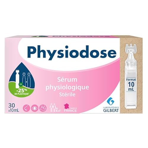 Gilbert Physiodose Sérum Physiologique Stérile 30 Unidoses de 10ml