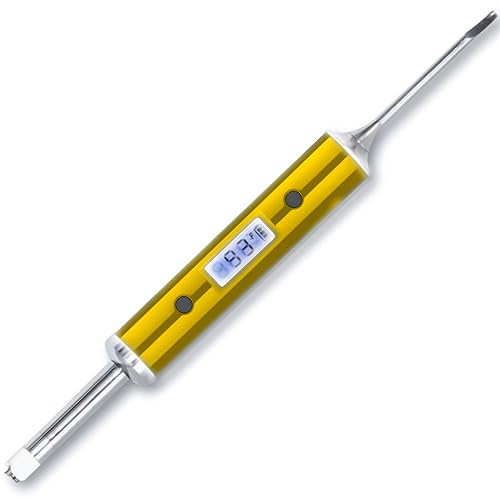 Graveda/Digital Thermometer/Dabbing Tool Zubehör/für Banger/Nail mit Temperaturanzeige und Farbindikator Gelb