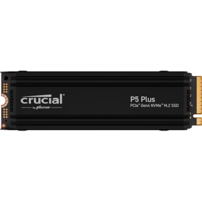 Crucial P5 Plus 2TB Gen4 NVMe M.2 SSD Interne Gaming-SSD mit Kühlkörper, kompatibel zu Playstation 5 (PS5) - bis zu 6600MB/s - CT2000P5PSSD5