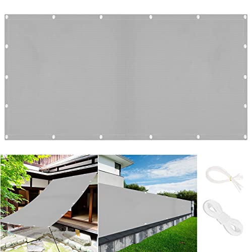 Markisen-Schattennetz 2,8 x 2,8 m, rechteckiger, atmungsaktiver Sonnenschutz für den Außenbereich, rechteckiger Gartenschutz, Sonnenschutz-Markise, Terrassenüberdachung, für Garten/Pool/Terrasse/