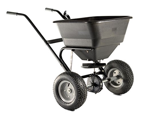 bc-elec – Streuwagen Dünger, Saatgut, sand oder Salz, belastbar bis 30 kg Reifen Air