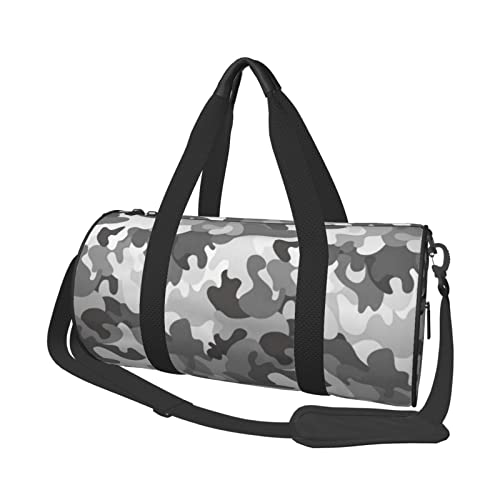 Camo Camouflage Reisetasche, große Sport-Sporttasche, multifunktionale Übernachtungstasche für Männer und Frauen