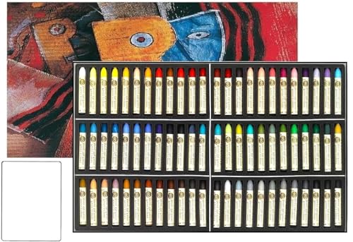 Sennelier Pastels Oil 72 Colors - Künstlerische Qualität (Frankreich Import) Made IN France,ESPACE BEAUX ARTS