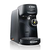 Bosch Tassimo finesse Kapselmaschine TAS16B2, über 70 Getränke, intensiverer Kaffee auf Kopfdruck, Abschaltautomatik, perfekt dosiert, platzsparend, 1400 W, schwarz