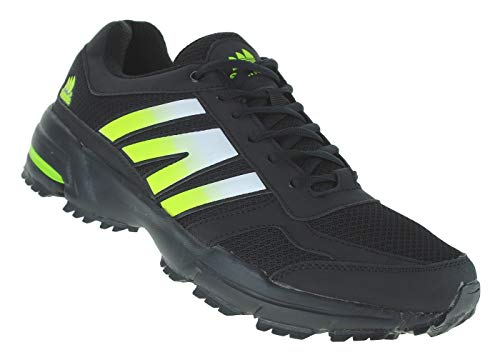 Bootsland Übergröße Luftpolster Turnschuhe Sneaker Laufschuhe 024, Schuhgröße:49, Farbe:Schwarz/Gelb