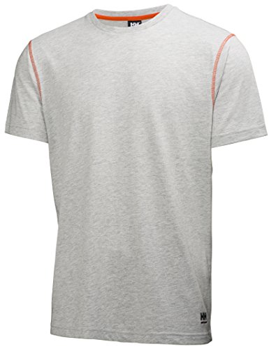 Helly Hansen Workwear Leichtes T-Shirt Oxford robustes Arbeitsshirt 950, Größe S, grau, 79024