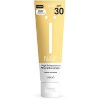 Naïf Body Sun Cream Sonnencreme - Schützt die Haut vor UVA und UVB Strahlung - Hinterlässt keine Rückstände und zieht schnell ein durch natürliche Inhaltsstoffe - LSF30 Sonnenschutz - 100ML