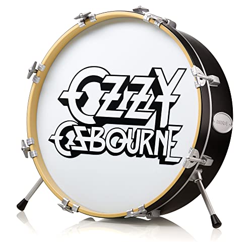 Numskull Ozzy Osbourne Logo 3D Trommellampe – Schreibtischlampe für Schlafzimmer, Büro, Zuhause, Arbeitszimmer, Arbeit – Offizielles Ozzy Osbourne Merchandise