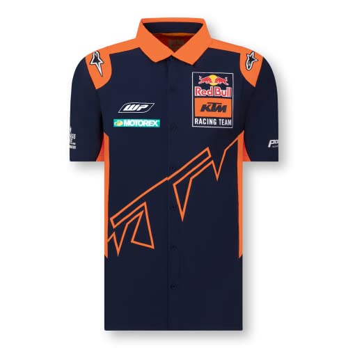 Red Bull KTM Official Teamline Hemd, Herren Medium - Original Merchandise