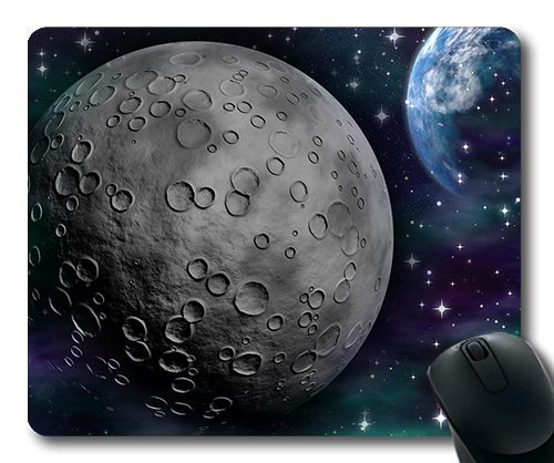 (Precision Lock Edge Mouse Pad) Space Science Fiction Cosmos Blue Fantasy Cluster Gaming Mouse Pad Mouse Mat for Mac or Computer