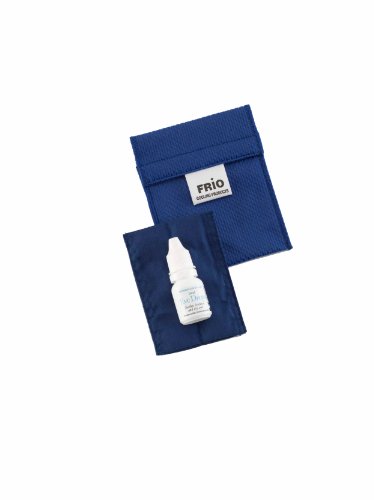Frio ein Paar Mini Kühltasche für Insulin, 7 x 10 cm, Blau