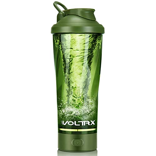 VOLTRX Elektrische Protein-Shaker-Flasche, hergestellt aus Tritan, BPA-frei, 680 ml, tragbarer Mixbecher mit USB-C-Anschluss, für Protein-Shakes
