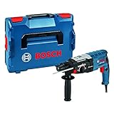 Bosch Professional Bohrhammer GBH 2-28 (880 Watt, 3.2 Joule, SDS plus, Bohr bis 28 mm, KickBack und Vibration Control, inkl. Tiefenanschlag, Maschinentuch, Zusatzhandgriff, Hammer Bohr, im L-BOXX)