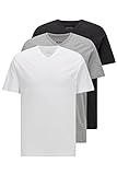 BOSS Herren T-Shirt VN 3P CO Dreier-Pack T-Shirts aus Baumwolle mit V-Ausschnitt Assorted-Pre-Pack XXL