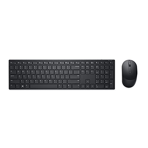 Dell KM5221W, Pro Wireless, Tastatur und Maus Set, French (AZERTY), schwarz