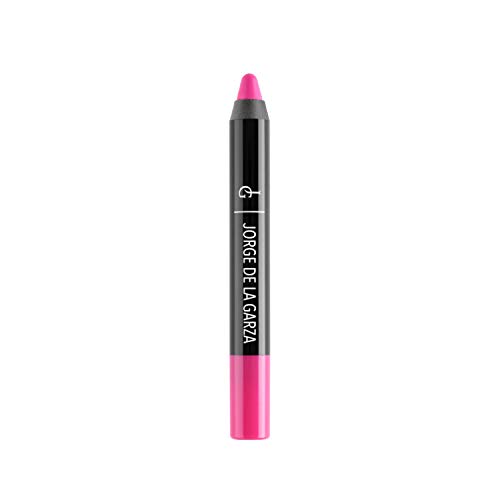 Jorge de la garza Makeup Lip Velvet Lippenstift Jumbo Waterproof (Fuchsia), 25 Pink