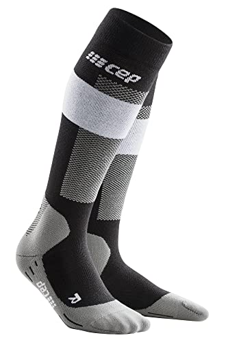 CEP - SKI Merino Socks Redesign für Herren | Merinosocken für den Wintersport in schwarz/blau | Größe III