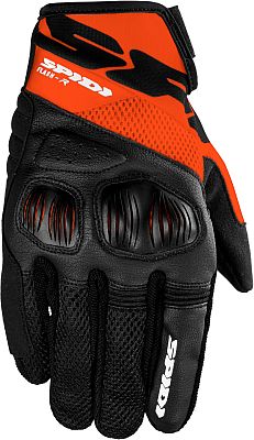 SPIDI Flash-R Evo Motorrad Handschuhe (Black/Orange,2XL)