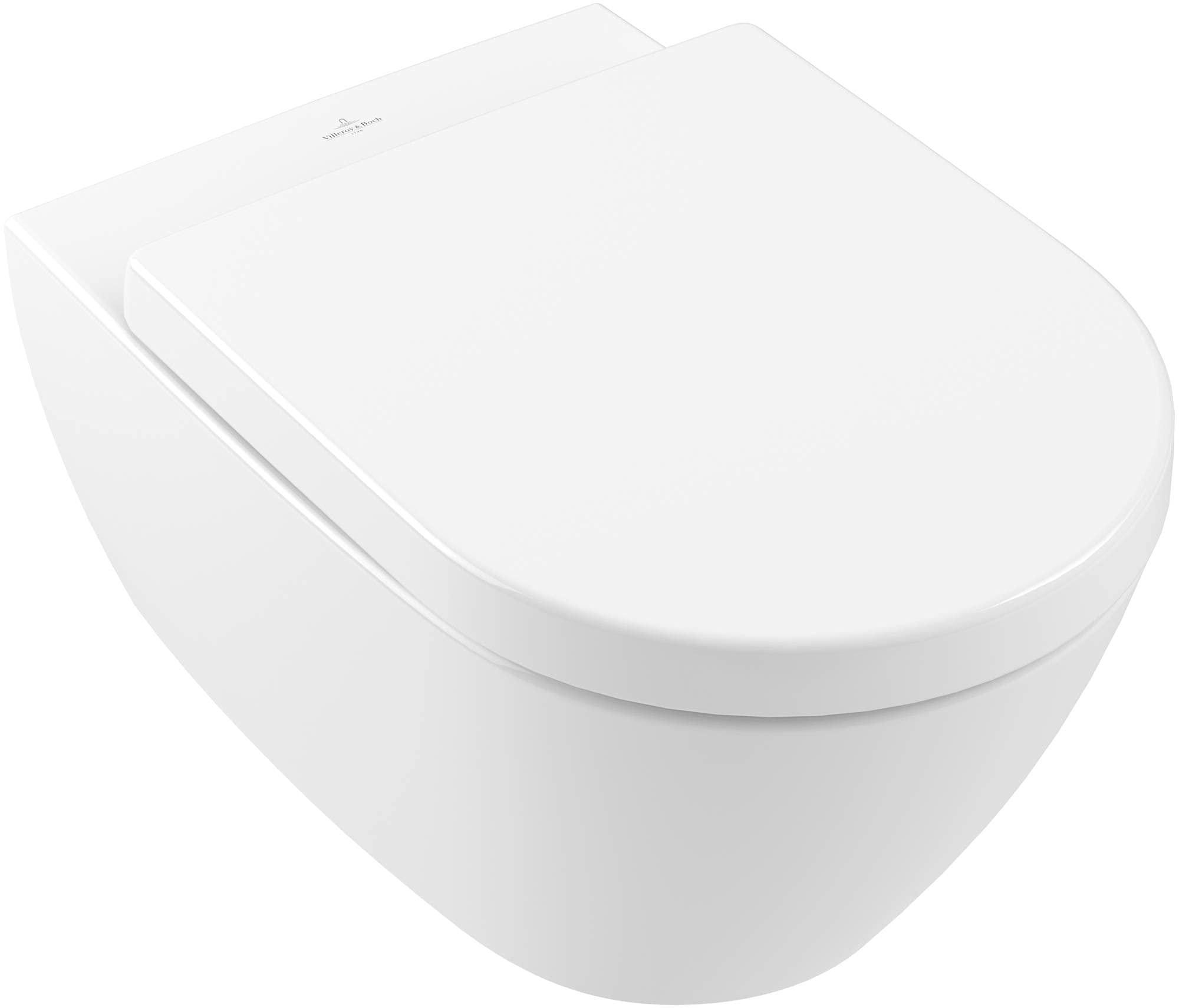 Villeroy & Boch Wand WC Subway 2.0 (Toilette ohne Spülrand; Oberfläche schmutzabweisend; ohne Deckel; Weiß) 5614R0R1