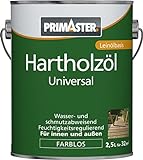 Primaster Hartholzöl Universal 2,5 l farblos Holzschutz Holzöl