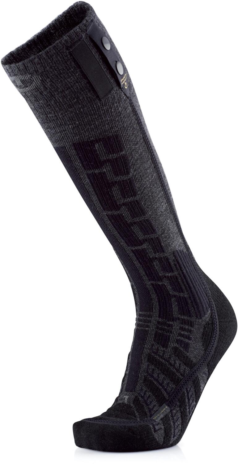 Therm-ic Ultra Warm Comfort Socken S.E.T. ohne Akku (Gr&ouml;&szlig;e: 35.0 - 36.0, black/grey)