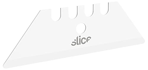 Slice 10524 Ersatzklingenset, Trapezform, Keramik (2-er Pack) weiß