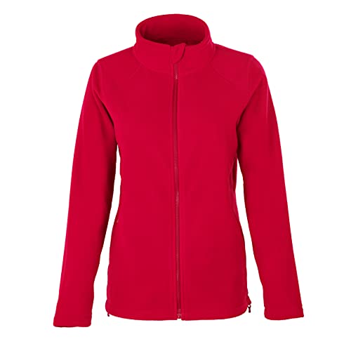 HRM Women´s Full- Zip Fleece Jacket, Rot, M, 1202