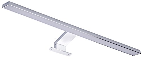 MÜLLER-LICHT LED Wand- und Spiegelleuchte Marin 50 cm, Aluminium, 5 watts, Chrom, 50 x 3.9 x 11 cm
