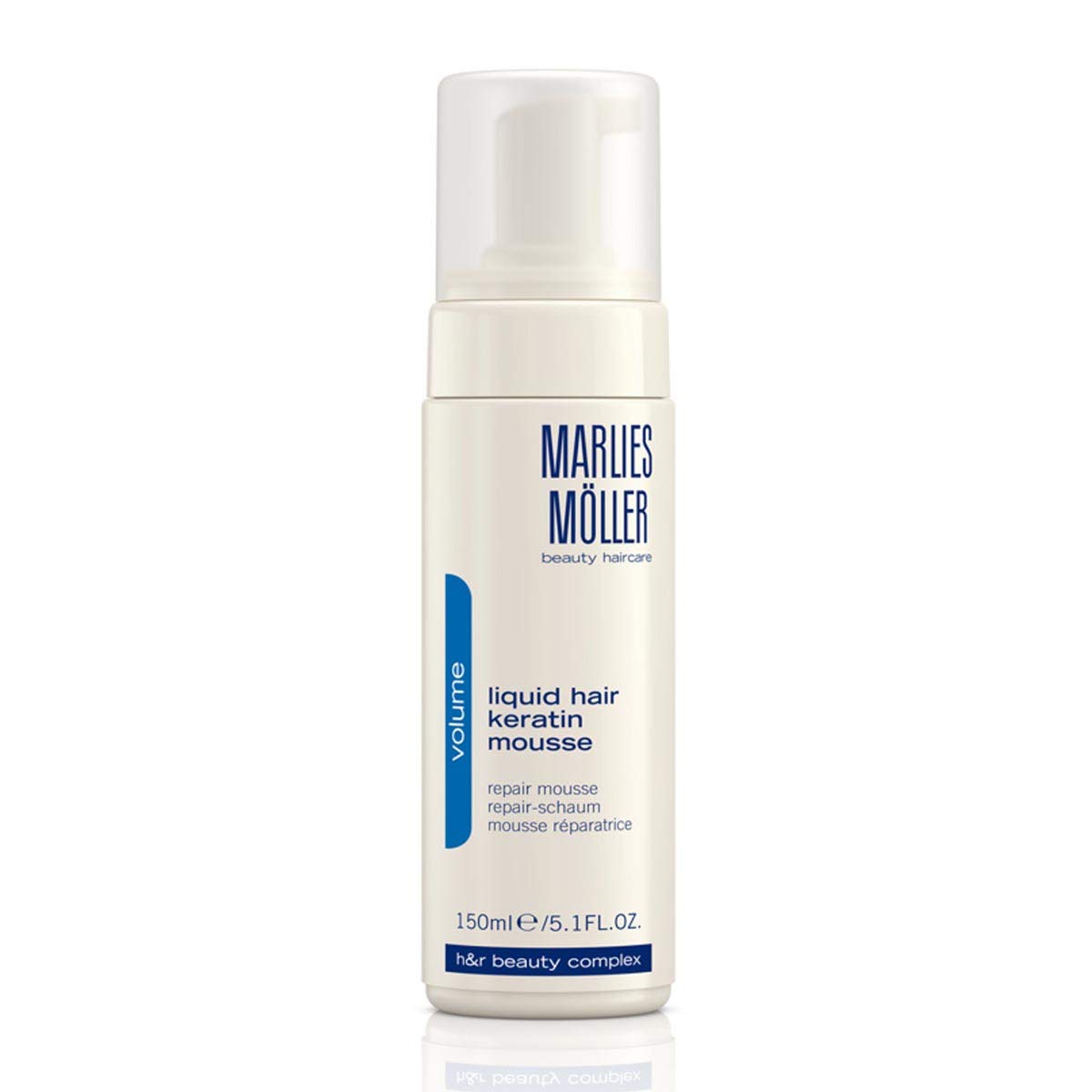 Marlies Möller Essential Care Liquid Hair Repair Mousse 150 ml Volumen-Mousse mit Repair-Effekt