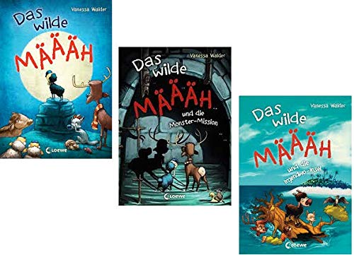 NN. Die Wilde Määäh Trilogie von Vanessa Walder 1. Das Wilde Määäh & 2. Das Wilde Määäh und die Monster - Mission & 3. Das Wilde Määäh und die Irgendwo - Insel