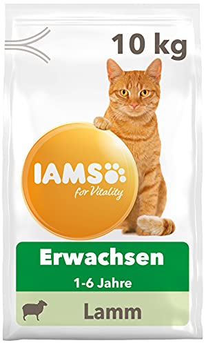 IAMS for Vitality Adult Katzenfutter trocken mit Lamm 10kg