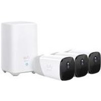 Anker eufyCam 2 3-Cam Kit - Videoserver + Kamera(s) - drahtlos - Wi-Fi - 3 Kamera(s) - weiß (T88423D2)