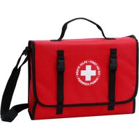 LEINA-WERKE 23031 Erste Hilfe-Notfalltasche Klein mit Inhalt DIN 13157, Groß, Rot