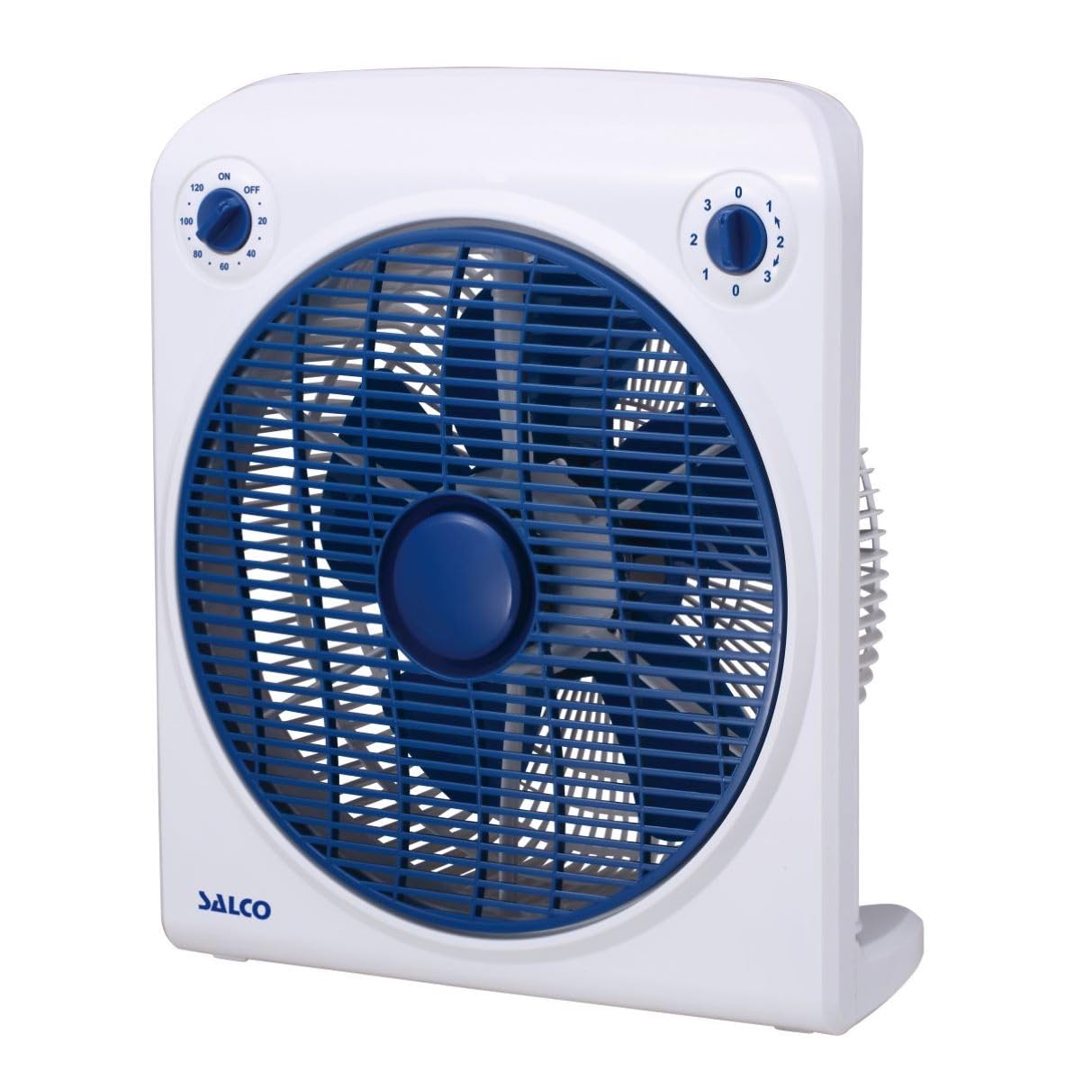 Salco Boxfan SBF-40, kompakter Ventilator, ⌀ 30cm, 50 Watt, Timer, Oszillation, 3 Stufen - der Allrounder ist für jeden Raum geeignet! Abkühlung garantiert!