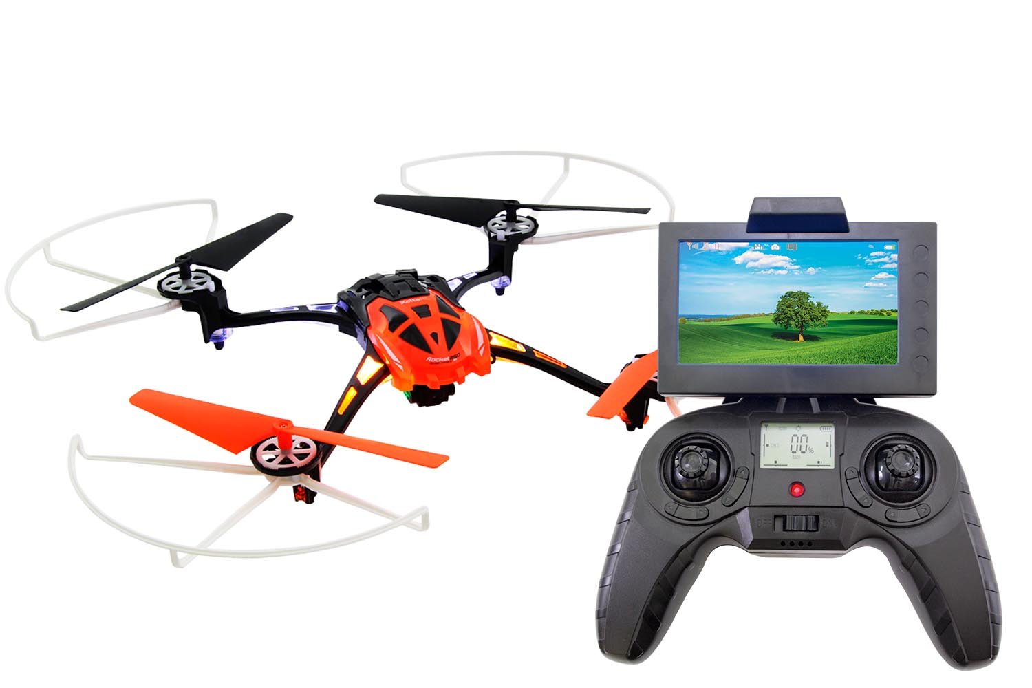 XciteRC 15014200 Quadrocopter, Drohne, orange