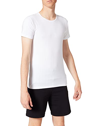 CALIDA Herren Pure & Style T-Shirt Rundhals Funktionsunterwäsche, Weiß, 58-60