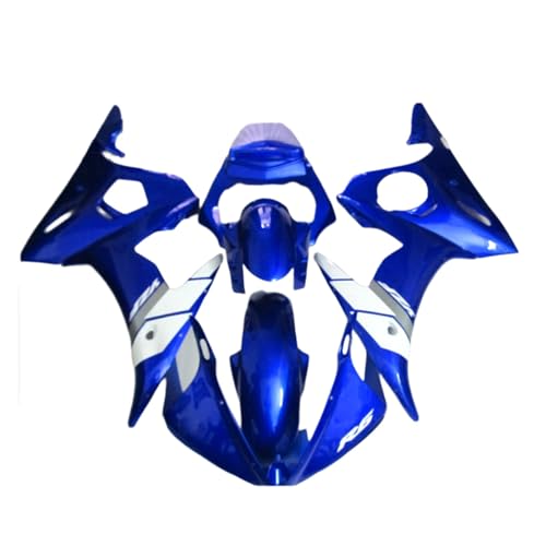 Motorräder Verkleidungs-Kits Für Yamaha R6 YZFR6 2003–2005 ABS-Motorradverkleidungs-Kits Modisches Blau-weißes Karosserie-Zubehör Rahmen Ersatzteile Zubehör