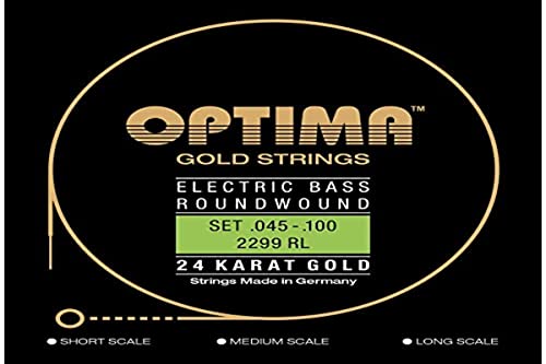 Optima 2299 LS Bass GOLD Strings, Long Scale, regular light