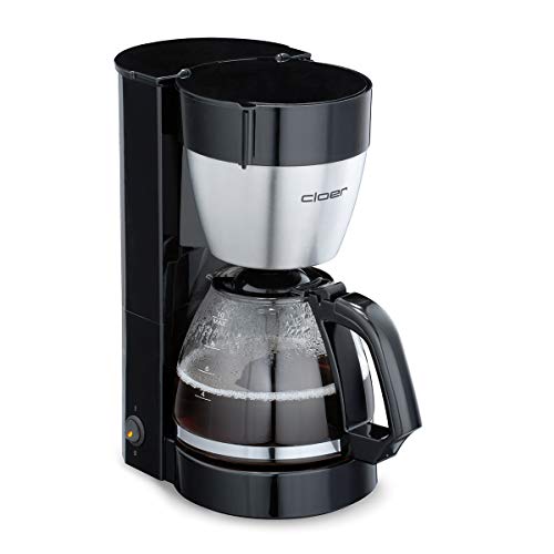 Cloer 5019 Filterkaffee-Automat mit Warmhaltefunktion / 800 W / 10 Tassen / Filtergrösse 1x4