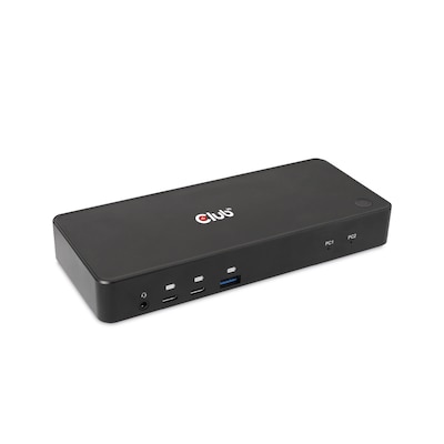 Club3D KVM Switch 4K60Hz 2x USB-C> HDMI/DP/3xUSB/2xUSB-C/LAN retail (CSV-1585)