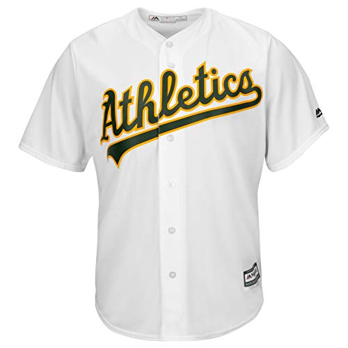 Majestic Oakland Athletics A's Cool Base MLB Trikot Jersey weiß (L)