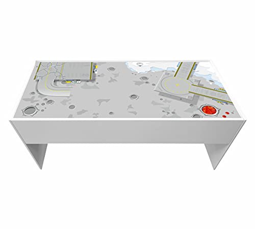 'Weltraumstation' Möbelfolie | DSWT08 | Aufkleber passend für den DUNDRA-Tisch von IKEA (Möbel nicht inklusive) | STIKKIPIX