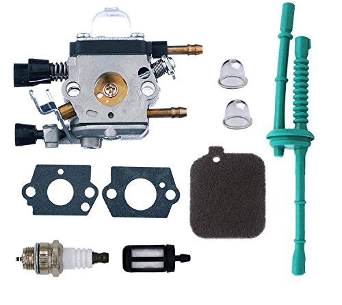 OxoxO Vergaser-Kit mit Grundierung, Luftfilter, Kraftstofffilter, passend für Stihl BG45 BG46 BG55 BG65 BG85 BR45C SH55 SH85 Gebläse 4229 1200 606 Tune Up Kit