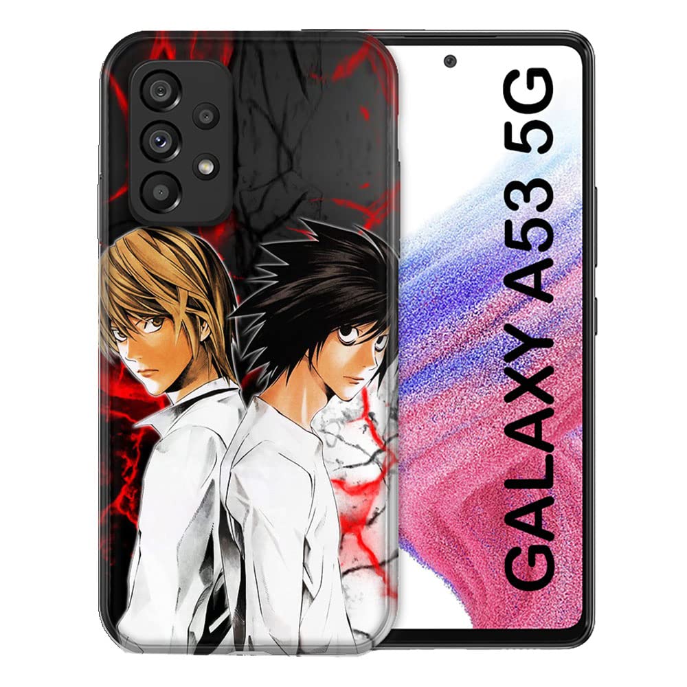 Schutzhülle für Samsung Galaxy A53 5G Manga Death Note Duo