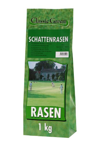 Classic Green Rasen Schattenrasen 1 kg - Sie erhalten 10 Packung/en; Packungsinhalt 1 kg
