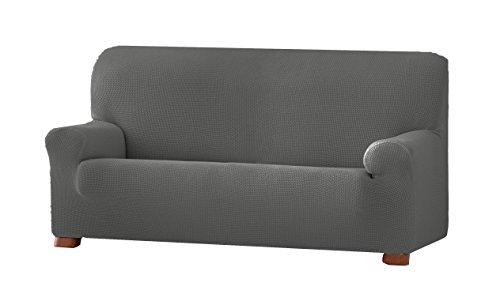 Eysa Cora bielastisch Sofa überwurf 3 sitzer Farbe 06-grau, Polyester-Baumwolle, 36 x 27 x 17 cm