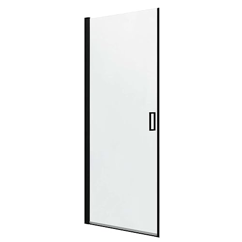 Duschelement »ELITE«, Schwenkttür für Duschen mit Alu-Profilen in schwarz matt
