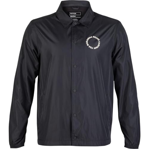 Fox Unisex-Adult Coat Next Level Coaches Jacket Black XL