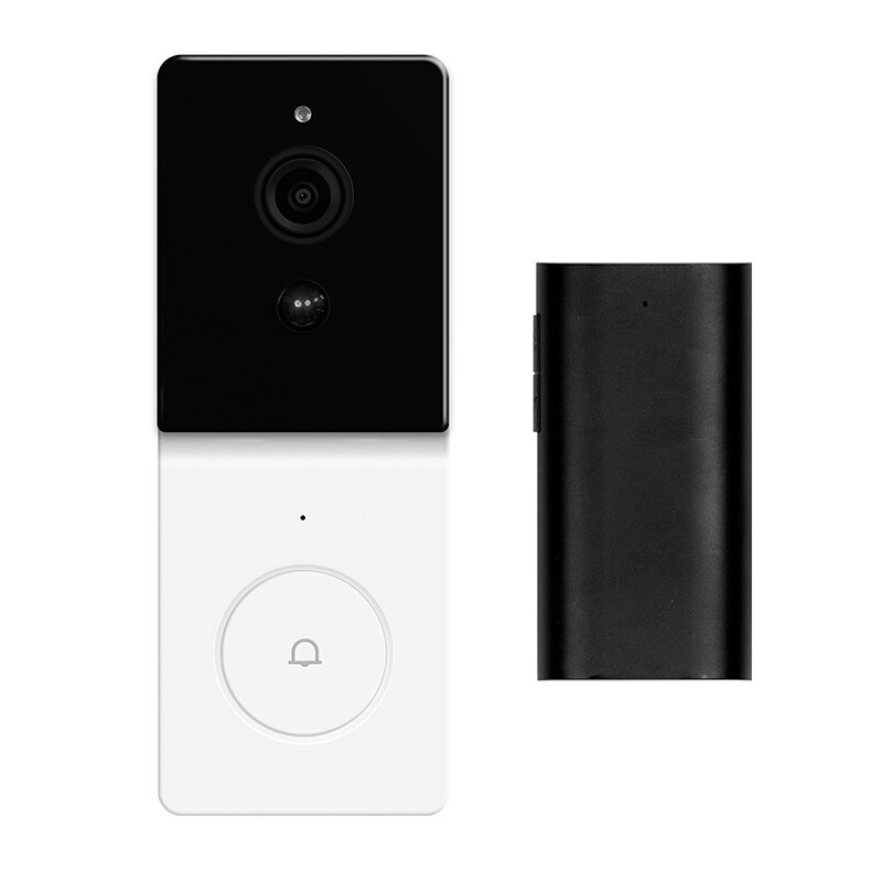 Tuya Smart Home WiFi-Video-Türklingelkamera mit Zwei-Wege-Audio, Nachtsicht, drahtlose Sicherheitsüberwachung, visuelle