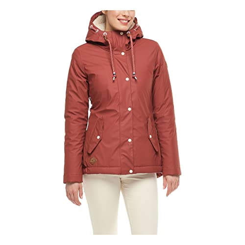 RegenMantel Winter Marge (Chili Red, S)